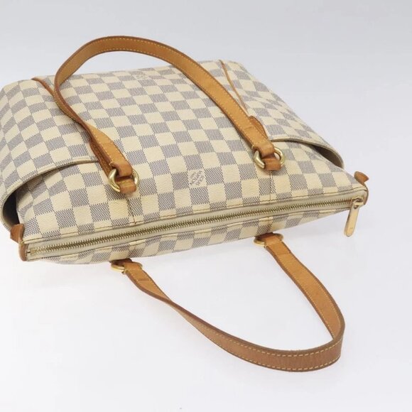 LOUIS VUITTON Damier Azur Totally PM Tote Bag - Picture 7 of 15